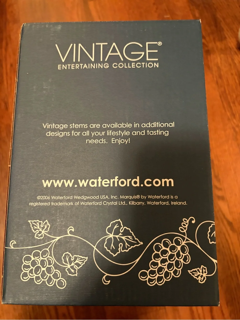 Waterford Crystal Clear Martini Glasses - Set of 2, marquis vintage collection